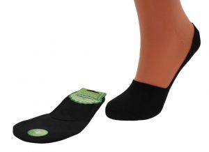02 - bambusové neviditelné ponožky černé