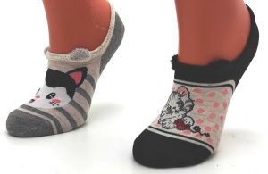 podkotníkové ponožky kočka